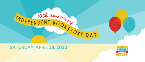 10th Anniversary Independent Bookstore Day illustration