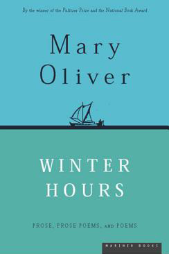 Winter Hours by Mary Oliver: book cover
