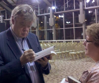 Sally with Garrison Keillor
