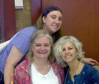 Jen, Kate Rattenborg, and author Kate DiCamillo